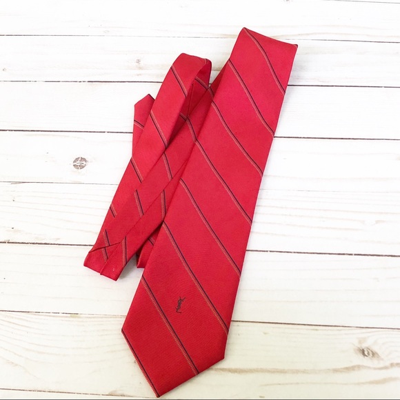 Yves Saint Laurent Other - Vintage Yves Saint Laurent Red Men’s Tie